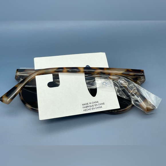 Bolinas Plastic Round Sunglasses, Tortoise, NWT - Picture 6 of 6